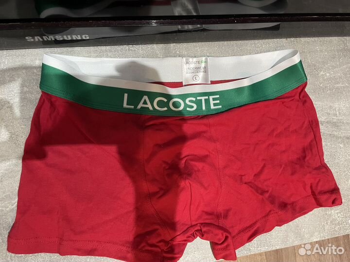 Трусы мужские боксеры lacoste