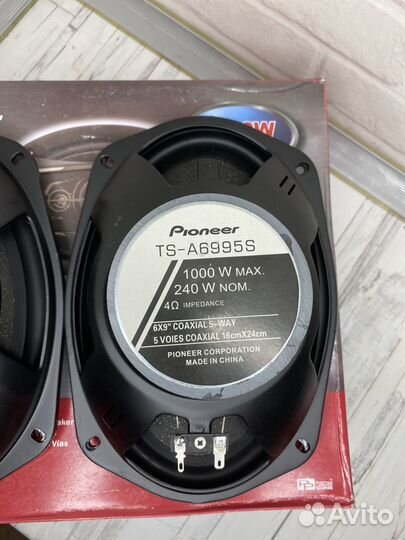 Динамики овалы Pioneer 1000W