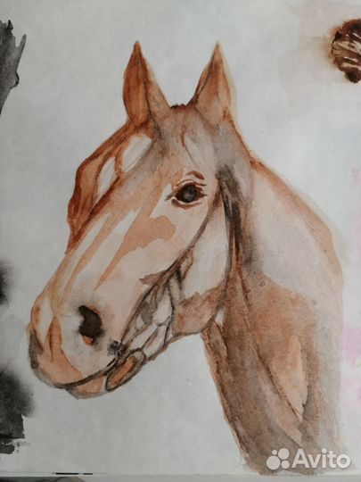 Рисунок акварель