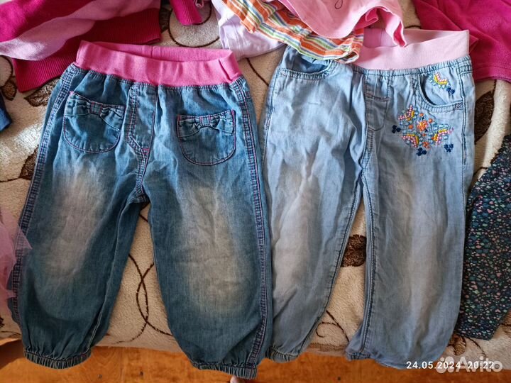 Детские вещи пакетом для девочек 80 86