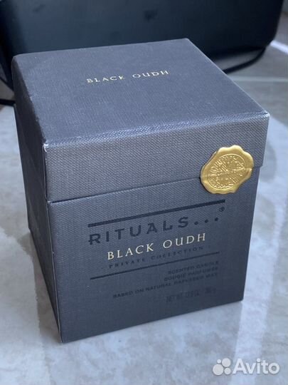 Ароматическая Свеча Rituals black oudh 360 г