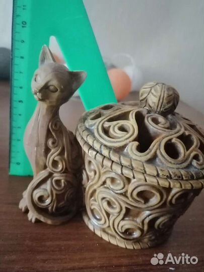 Шкатулка с кошкой