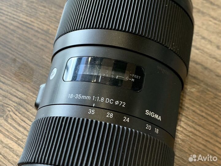 Объектив sigma 18-35mm 1:1.8 DC