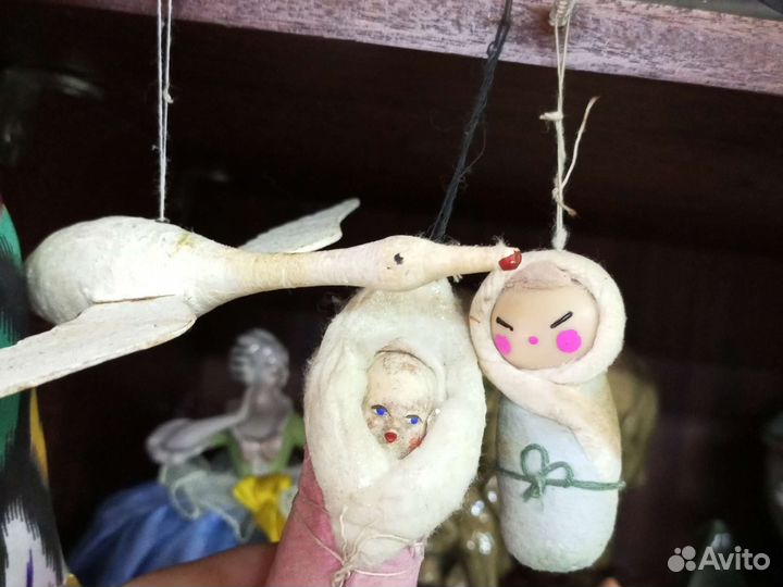 Антикварные елочные игрушки СССР