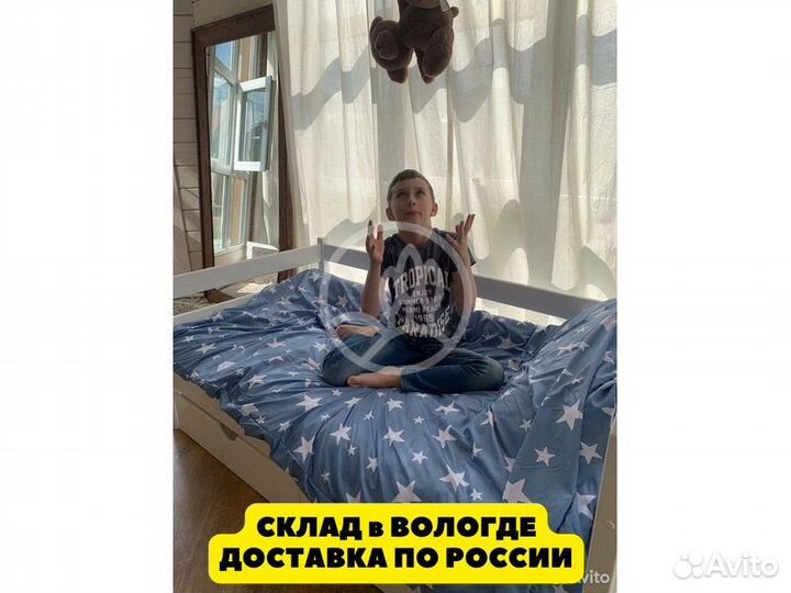 Кровать тахта с изголовьем 180*90