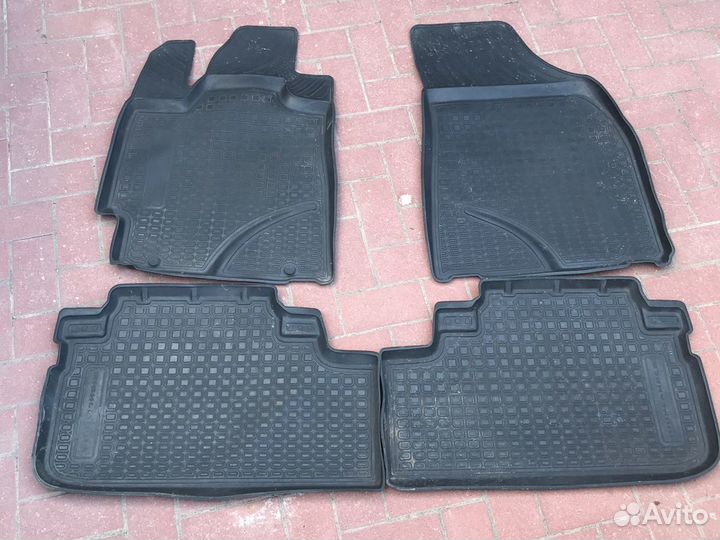 Коврики резиновые toyota highlander