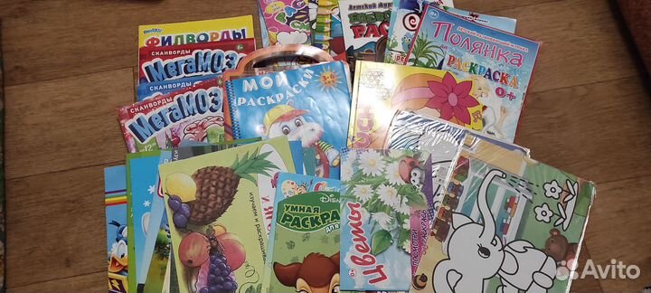 Раскраски, журналы, кроссворды