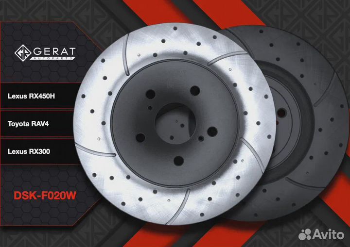 Тормозной диск Gerat DSK-F020W (передний) Perform