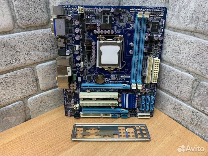 Материнская плата Lga 1156 gigabyte GA-H55M-D2H