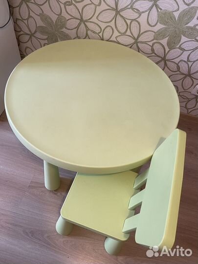 Детский столик и стульчик IKEA