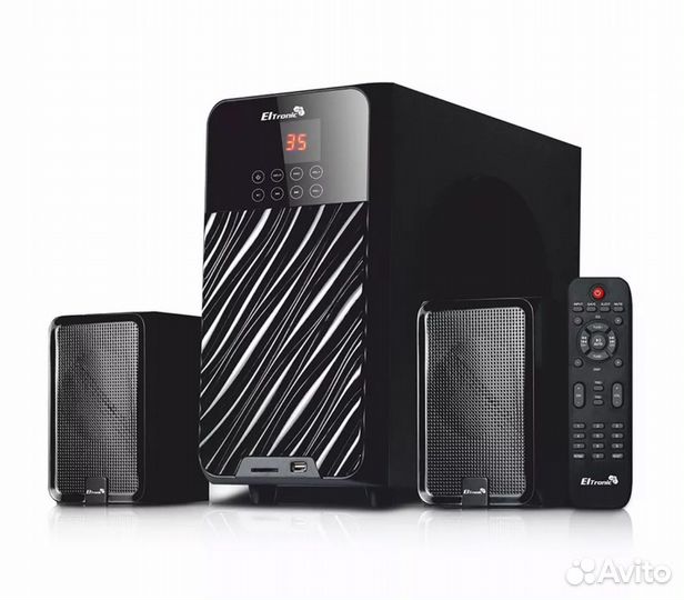 Аудиосистема 2.1 Мощная Eltronic 600Watt Новая