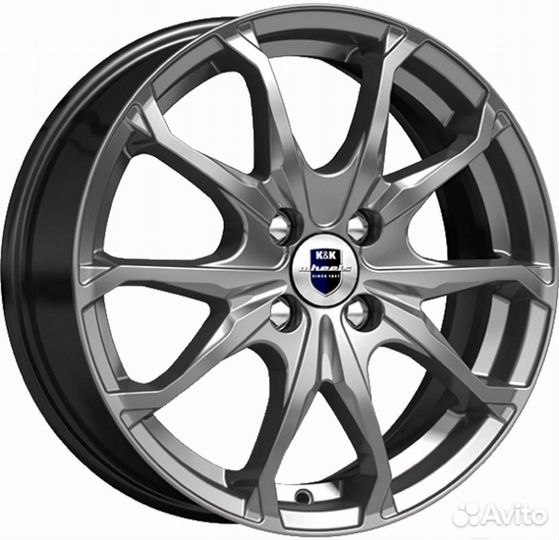 K&K Brent 6x16 4x100 ET 50 Dia 67.1 (алмаз черный)