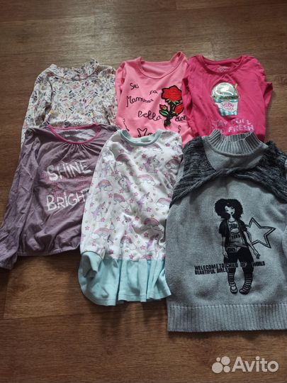 Детские вещи пакетом для девочки 110 116