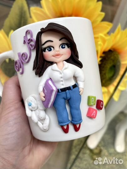 Кружка с декором