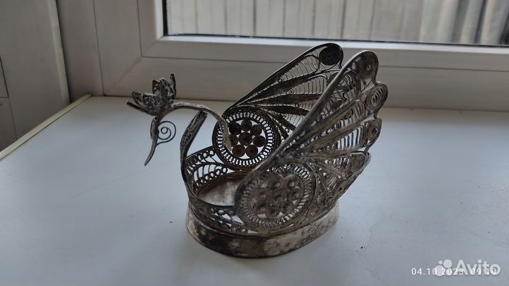 Конфетница мельхиор СССР