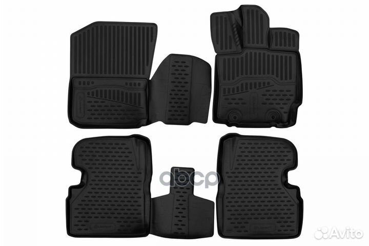 Коврики 3D в салон полиуретан 4 шт. element3D02