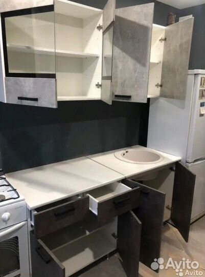 Кухня рио 2м бетон