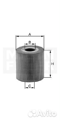 Фильтр масляный (картридж) vw passat b6 2.0 05-09