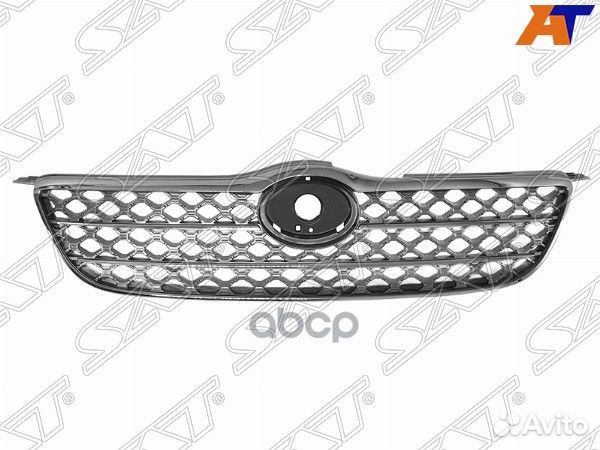 Решетка радиатора toyota corolla 00-02 черная с