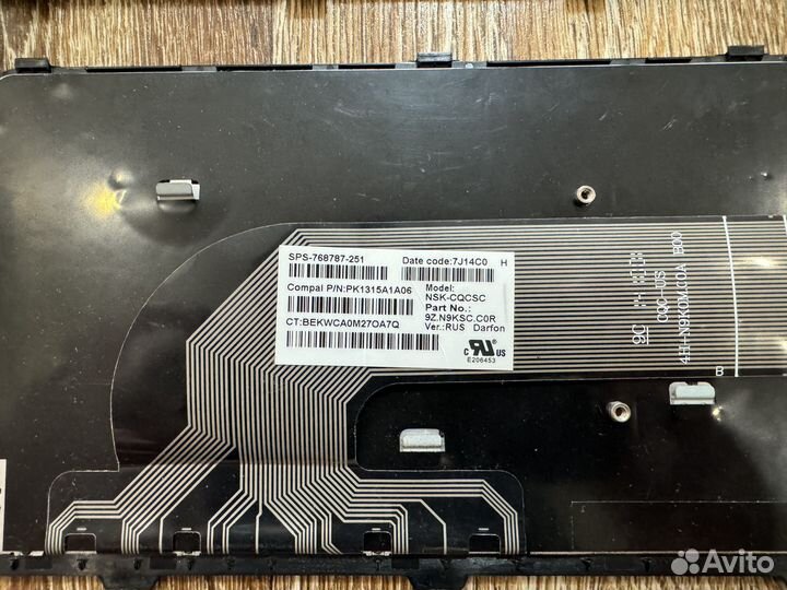 Клавиатуры для ноутбуков HP Pavilion Compaq Proboo