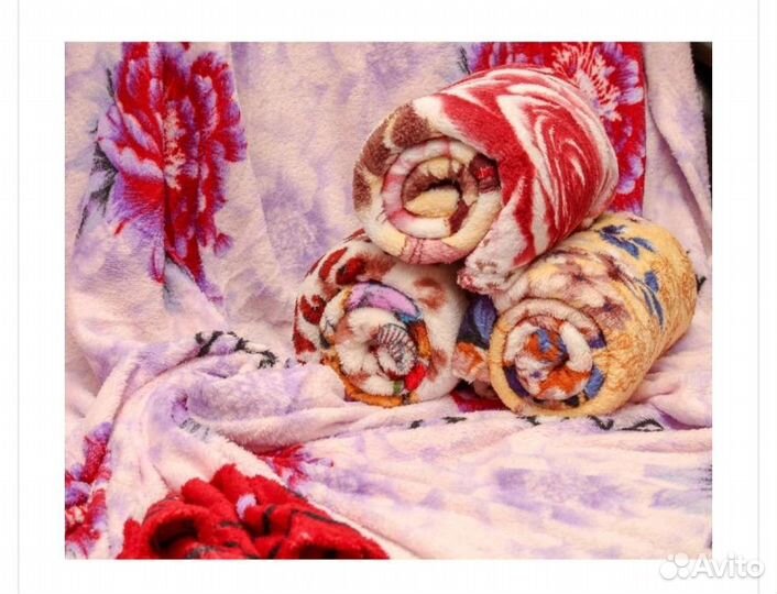 Плед флисовый новый 180*200