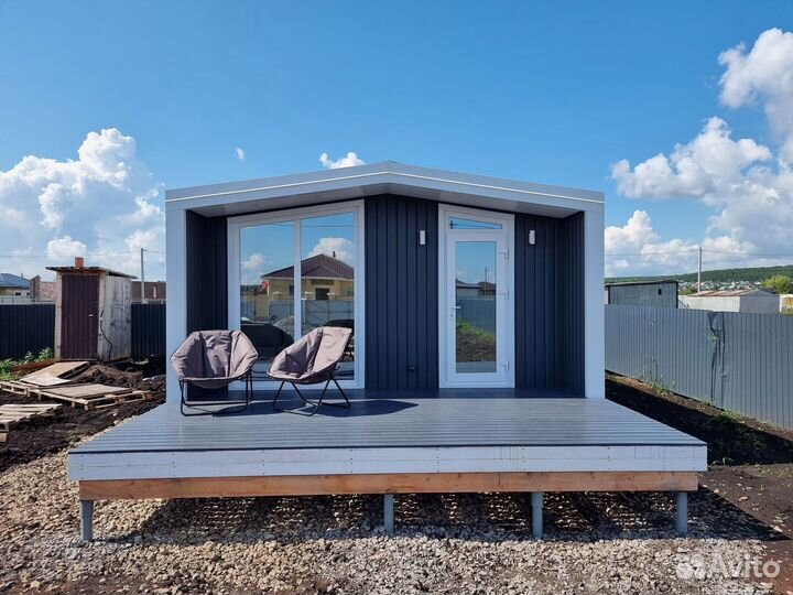 Модульный дом в стиле барнхаус от производителя