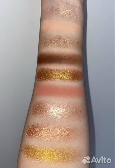 Huda beauty gold - палетка теней (оригинал)