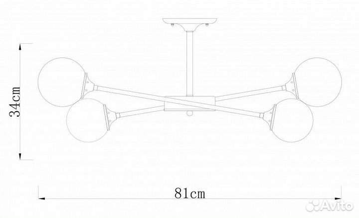 Люстра на штанге Arte Lamp Marco A2703PL-8SG