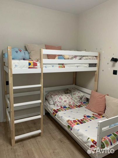Детская кровать с чердаком