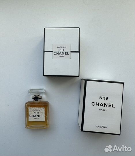 Chanel но 19 parfum духи 7 мл 1970е винтаж