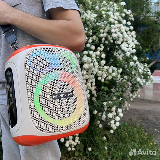 Bluetooth колонка 120ватт+2 микрофона