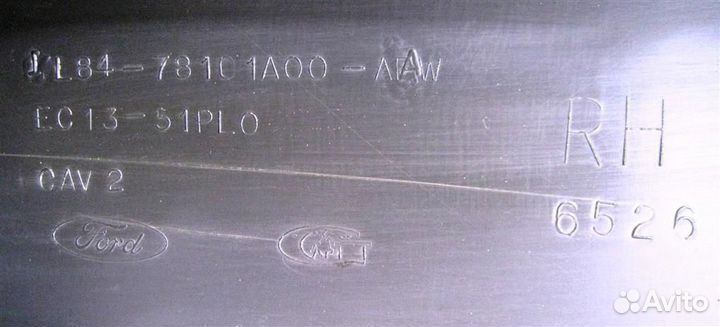 Накладка порога правого наружная Ford Maverick TM