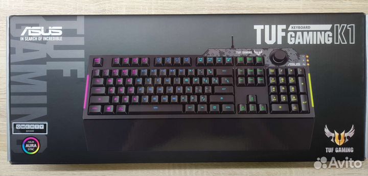 Клавиатура мембранная Asus TUF Gaming K1, Новая