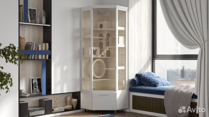 Витрина - клетка для шиншилл