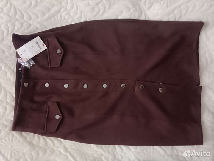 Замшевая юбка