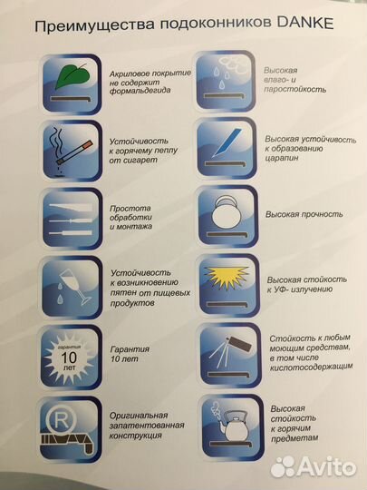 Подоконник Danke Lalbero Classico