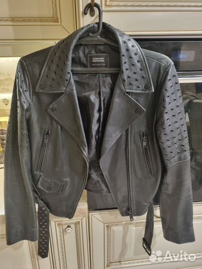 Куртка кожаная женская 46 48