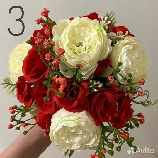 Букет-дублер из искусственных цветов