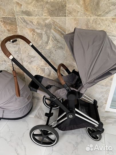 Коляска Cybex 2 в 1 Priam lll Manhattan grey