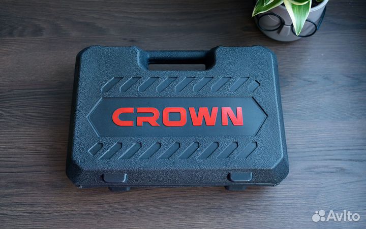 Компактная дрель шуруповерт Crown CT21072HX-2, 12