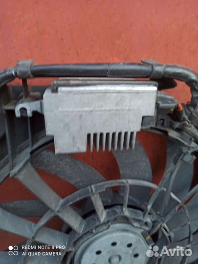 Ауди а4в6 Диффузор с вентилятором оригинал
