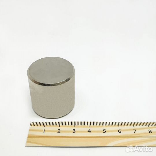Неодимовый магнит 30х30 мм (диск)
