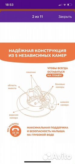 Круг для плавания swimtrainer