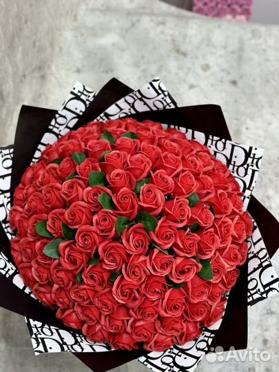 Букет из мыльных роз букет из мыла подарок