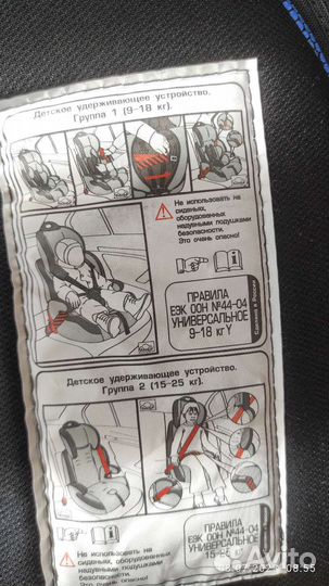 Детское автокресло 9 до 36 кг