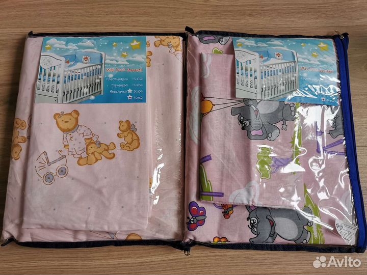 Постельное белье в детскую кроватку