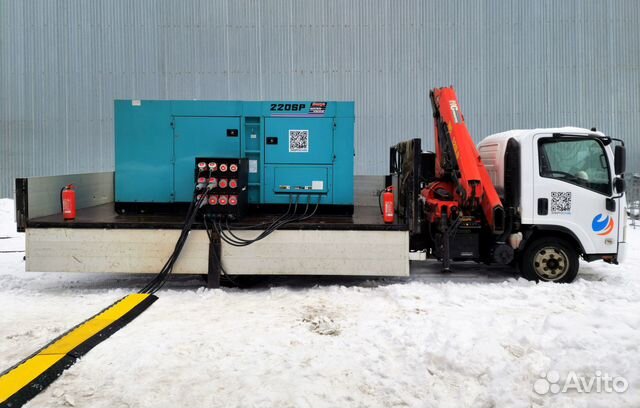 Мобильный передвижной дизельный генератор 150кВт