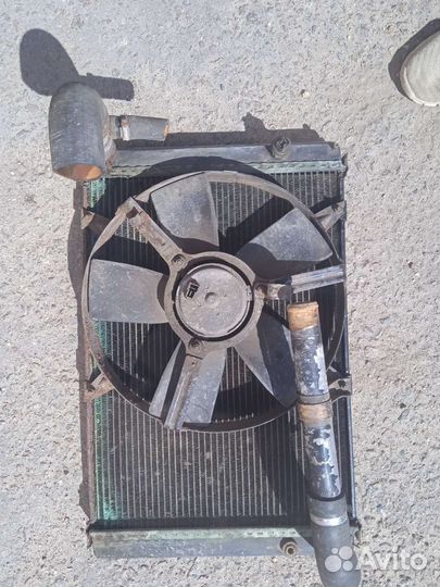 Радиатор медный на Волгу