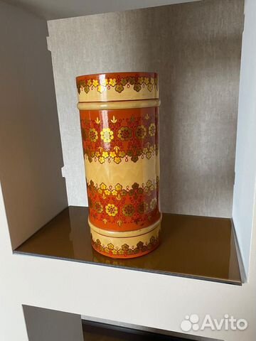 Ваза для цветов хохлома