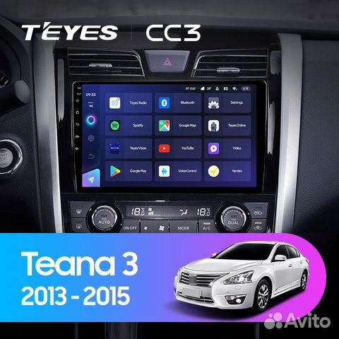 Магнитола Teyes CC3 3/32 для Nissan Teana 2013-17